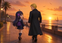 atardecerのイラスト