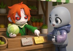vendedorのイラスト