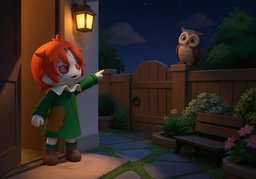 Illustration for hibou (owl)