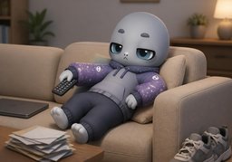 懒得のイラスト