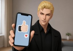 땡큐のイラスト