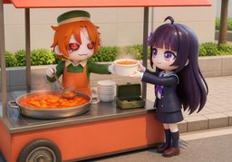 장사꾼のイラスト