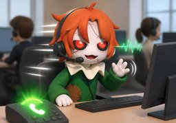 opérateurのイラスト