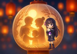 元宵节のイラスト