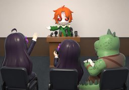 Pressekonferenzのイラスト