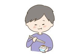 吃饭のイラスト