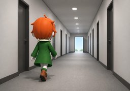 直行のイラスト