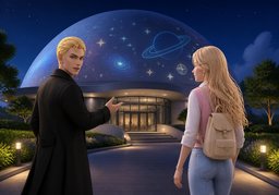 planetarioのイラスト