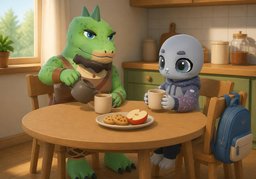 Illustration for goûter (afternoon snack)