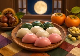추석のイラスト
