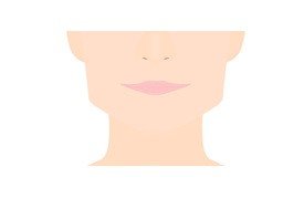 下巴のイラスト