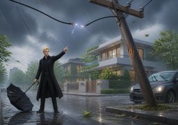 전선のイラスト