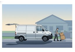 物流のイラスト