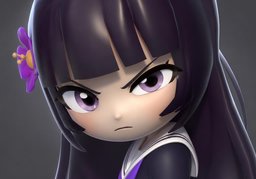 瞪のイラスト