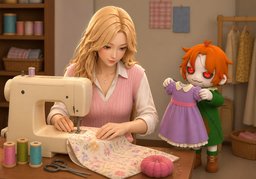 costureraのイラスト