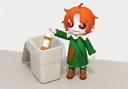 停药のイラスト