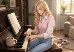 pianoのイラスト