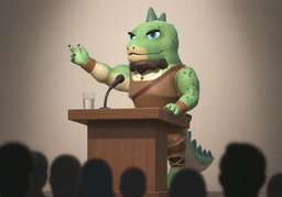 演讲者のイラスト