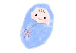 탄생하다のイラスト
