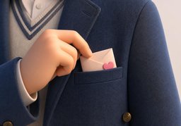 暗恋のイラスト