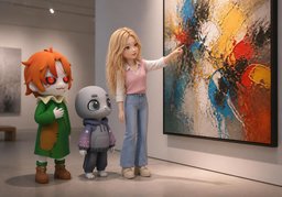 예술적のイラスト