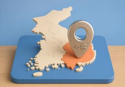 경상도のイラスト