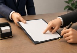 洽谈のイラスト