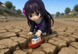 하천のイラスト