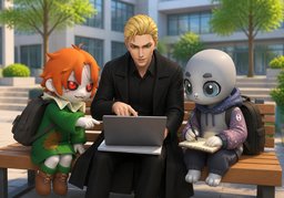 멘티のイラスト