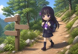 등산로のイラスト