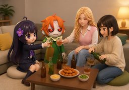 음주のイラスト