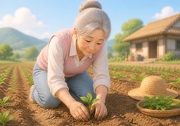 밭のイラスト