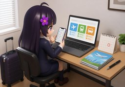 교통편のイラスト