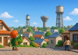 Illustration for Wasserturm (water tower)