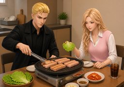 삼겹살のイラスト