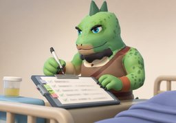 간호기록のイラスト