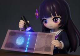 真伪のイラスト