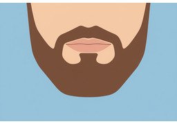 胡须のイラスト