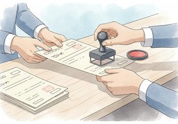 démarcheのイラスト