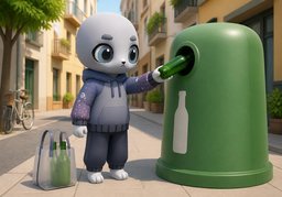 ecovidrioのイラスト