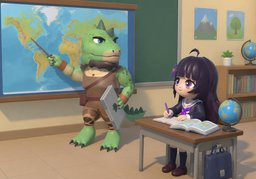 geografíaのイラスト