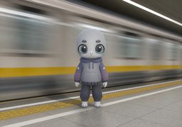 原地のイラスト