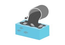 污水のイラスト