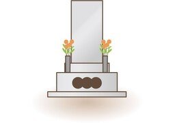 墓のイラスト