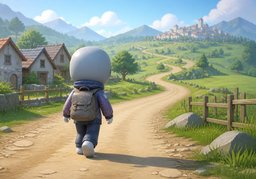 旅途のイラスト