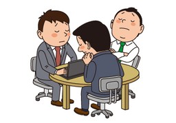 僵局のイラスト