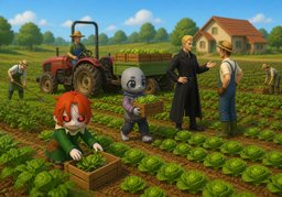 Landwirtschaftのイラスト