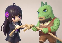 화해하다のイラスト