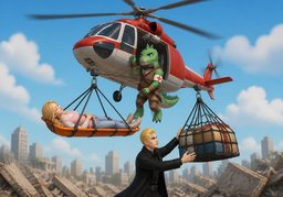 Illustration for 救援 (rescue)