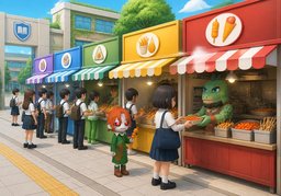분식のイラスト